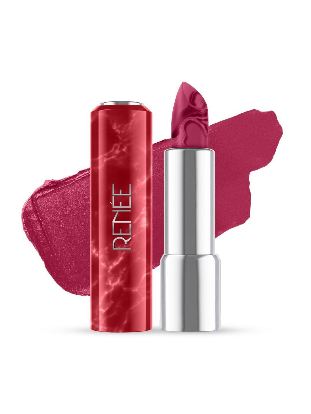 renee marble lipstick with shea butter & vitamin e 4g - rosa