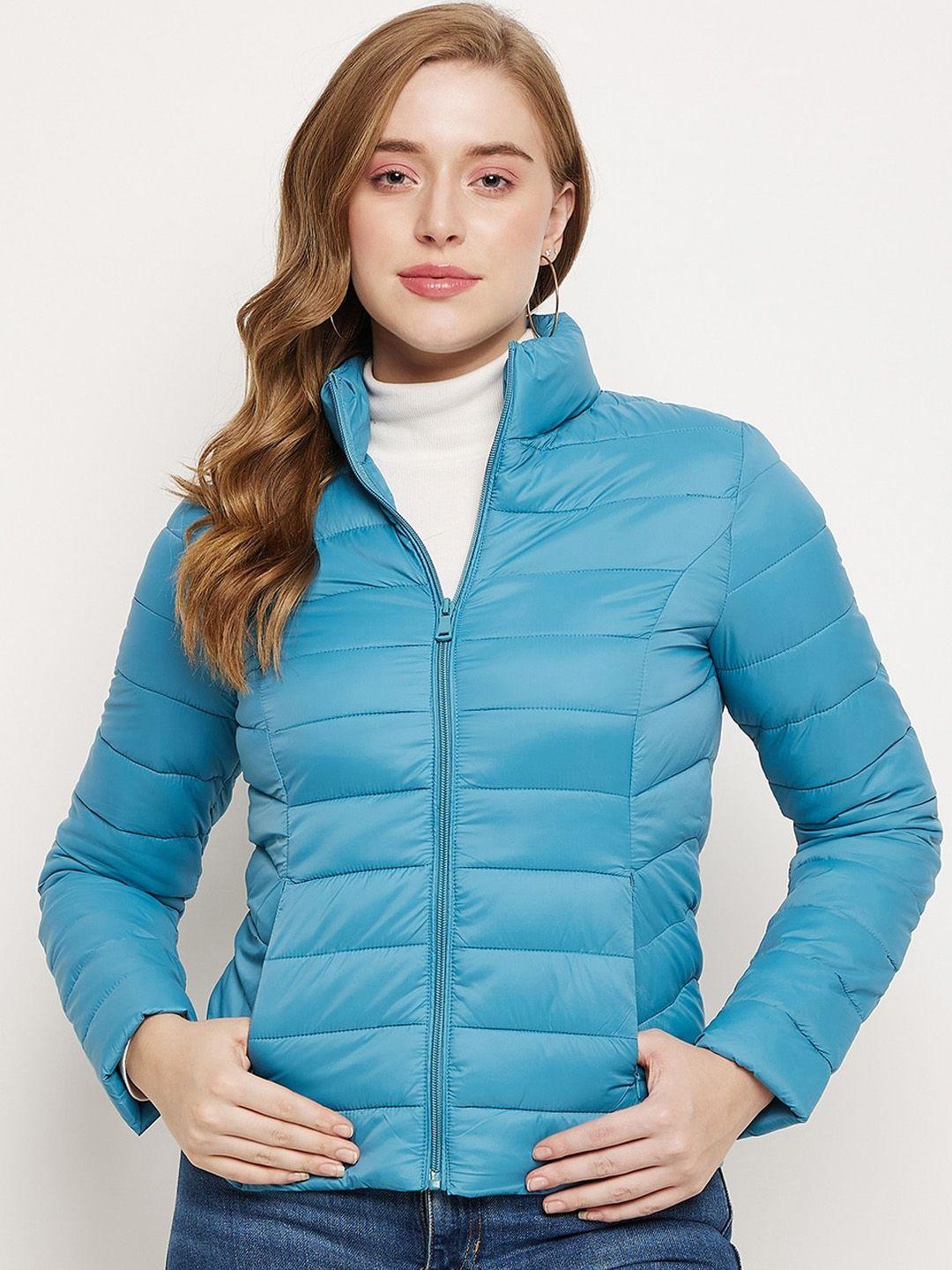 madame stand collar long sleeves puffer jacket