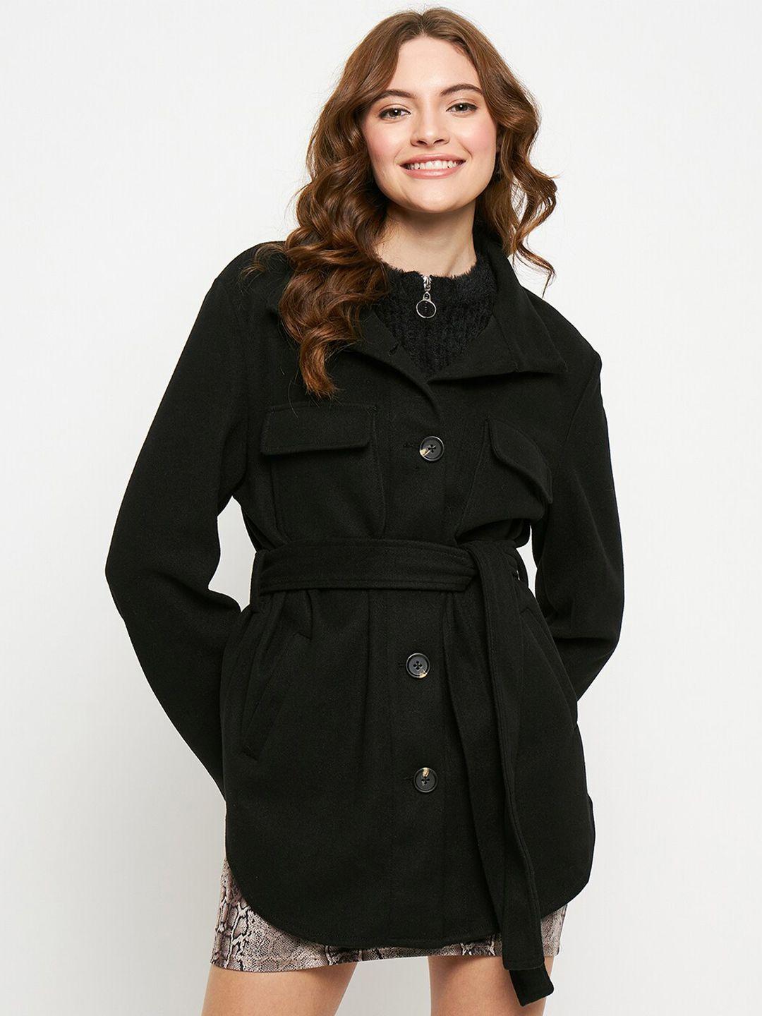 madame shawl collar overcoat