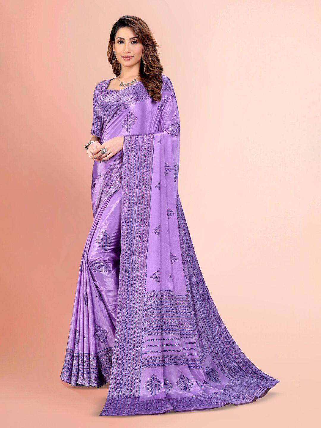 vimla purple art silk mysore silk saree