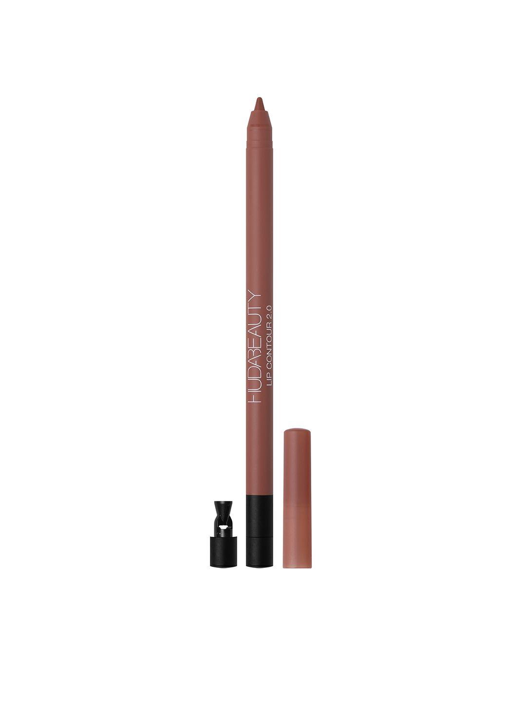 huda beauty lip contour 2.0 automatic matte lip pencil - warm brown