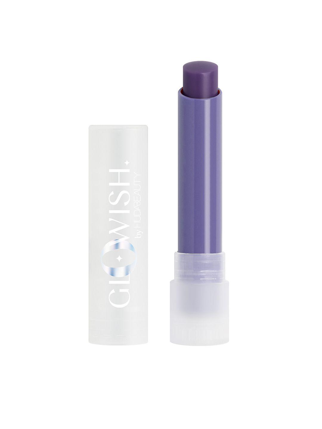 huda beauty glowish nourishing & hydrating super jelly lip balm - blueberry