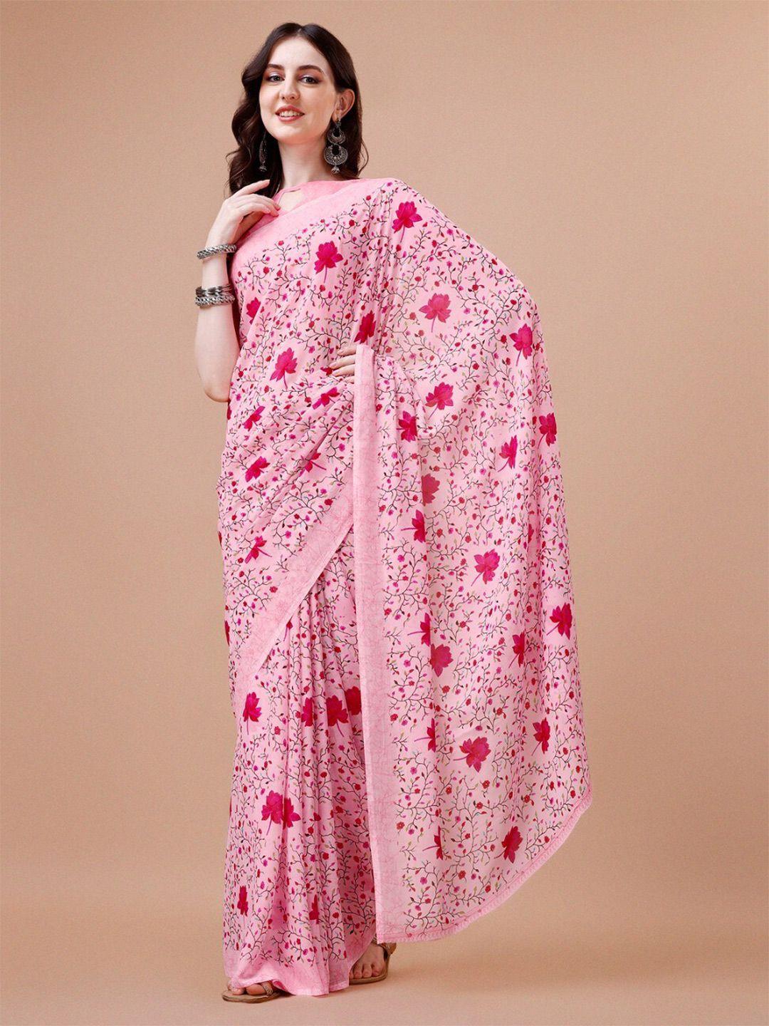 dori floral printed pure georgette saree