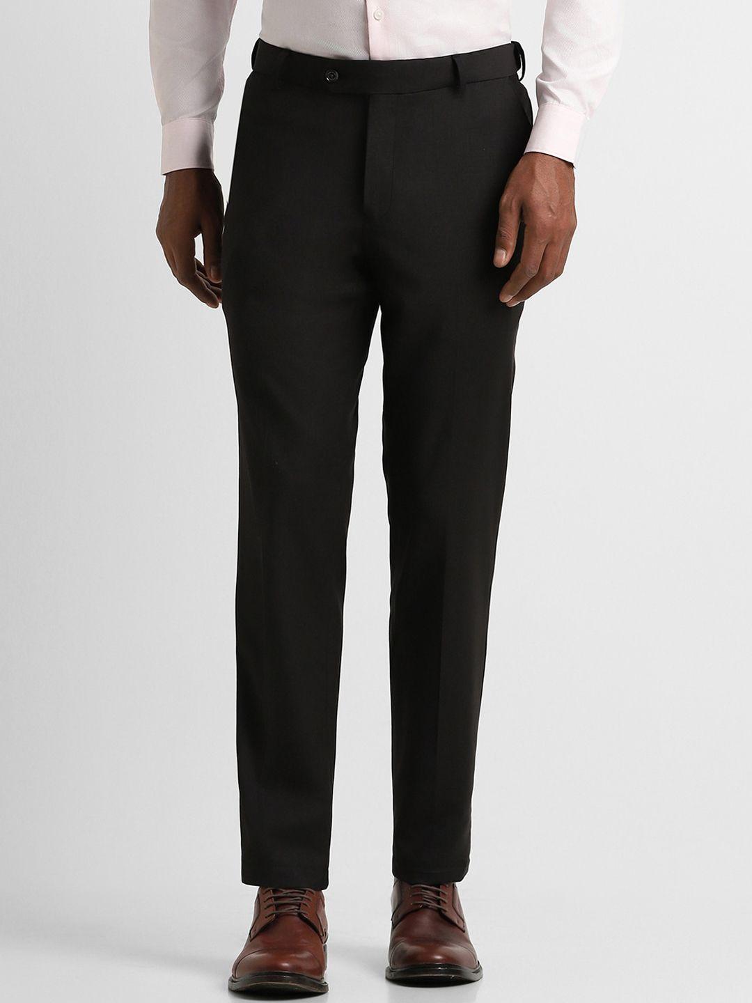 peter england elite men slim fit formal trousers