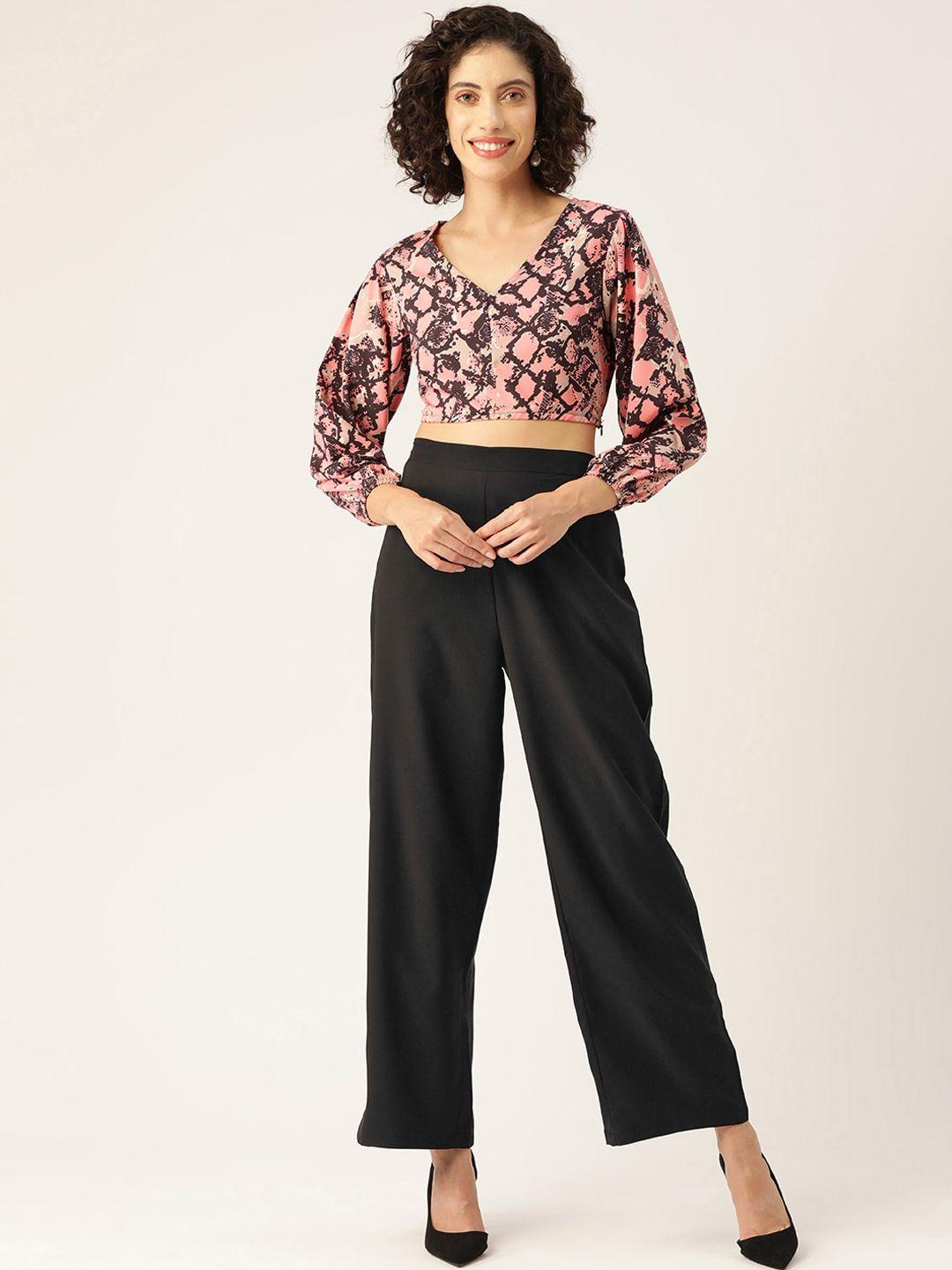 sirikit printed top with trouser