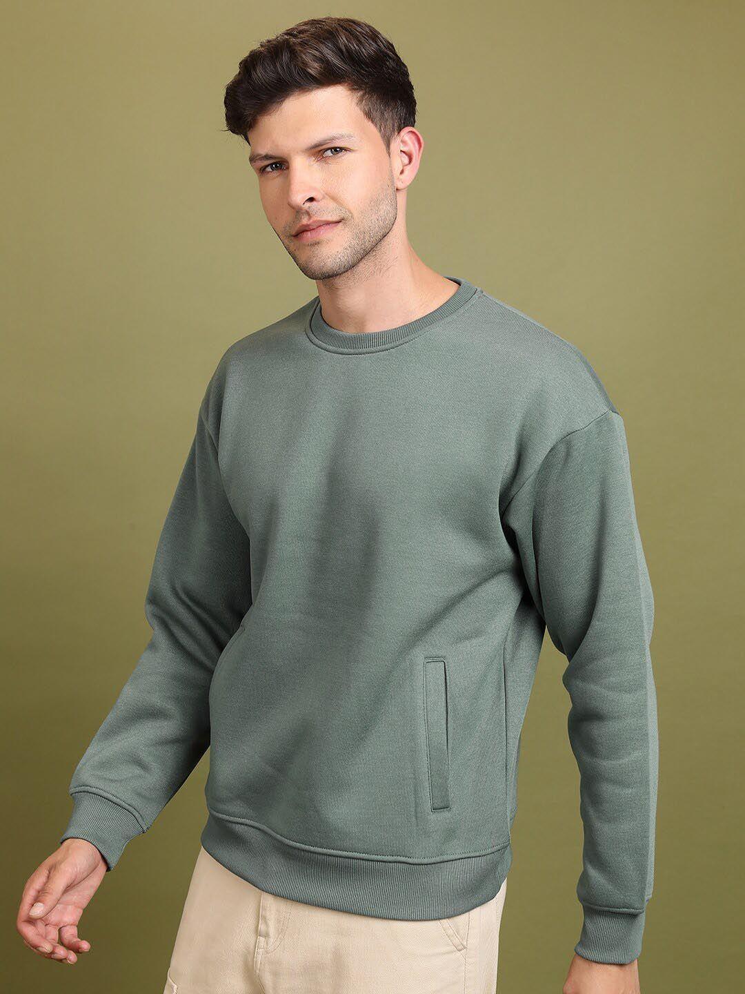 highlander round neck long sleeve regular fit pullover sweatshirt