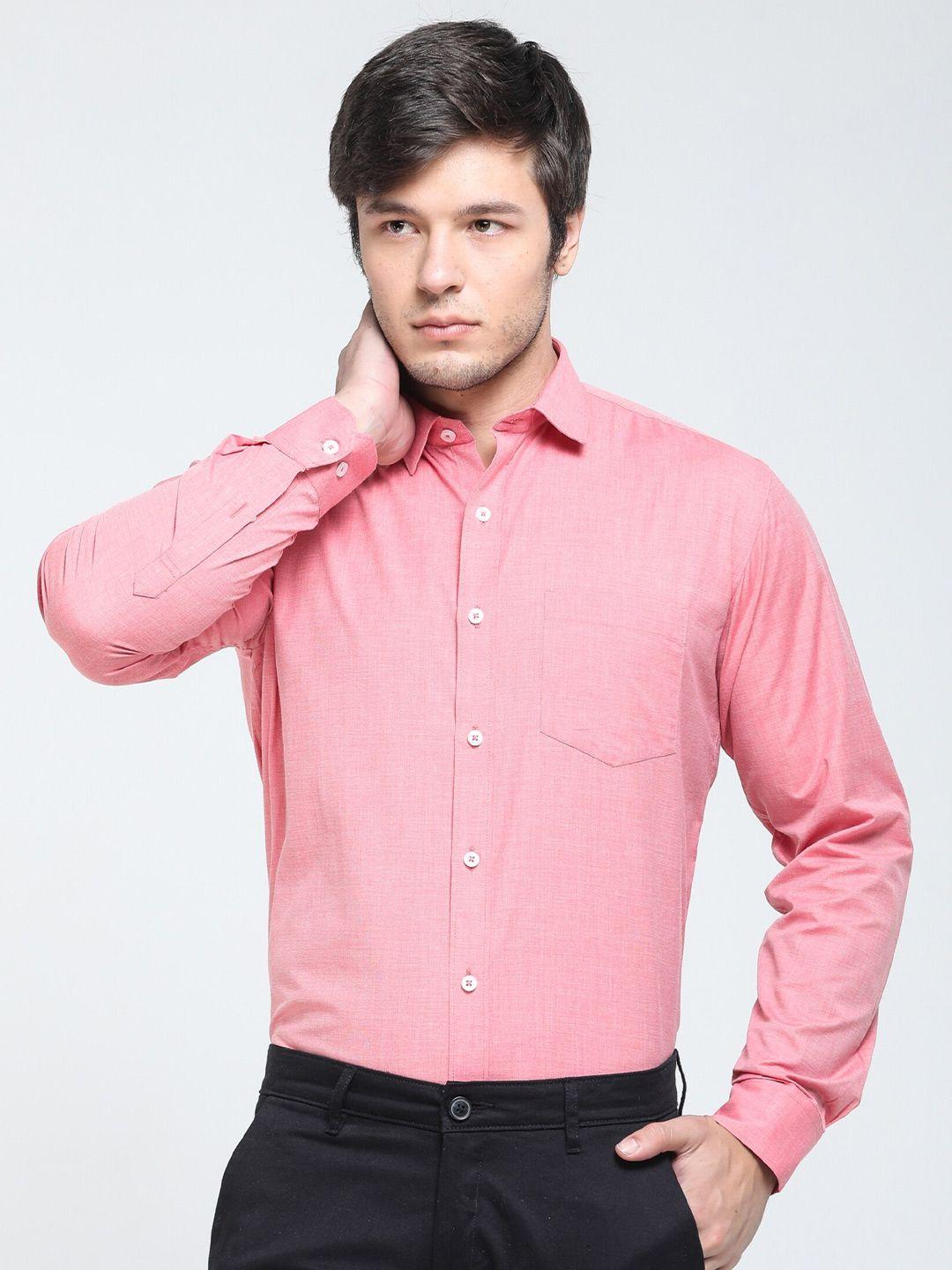 tqs spread collar cotton formal shirt