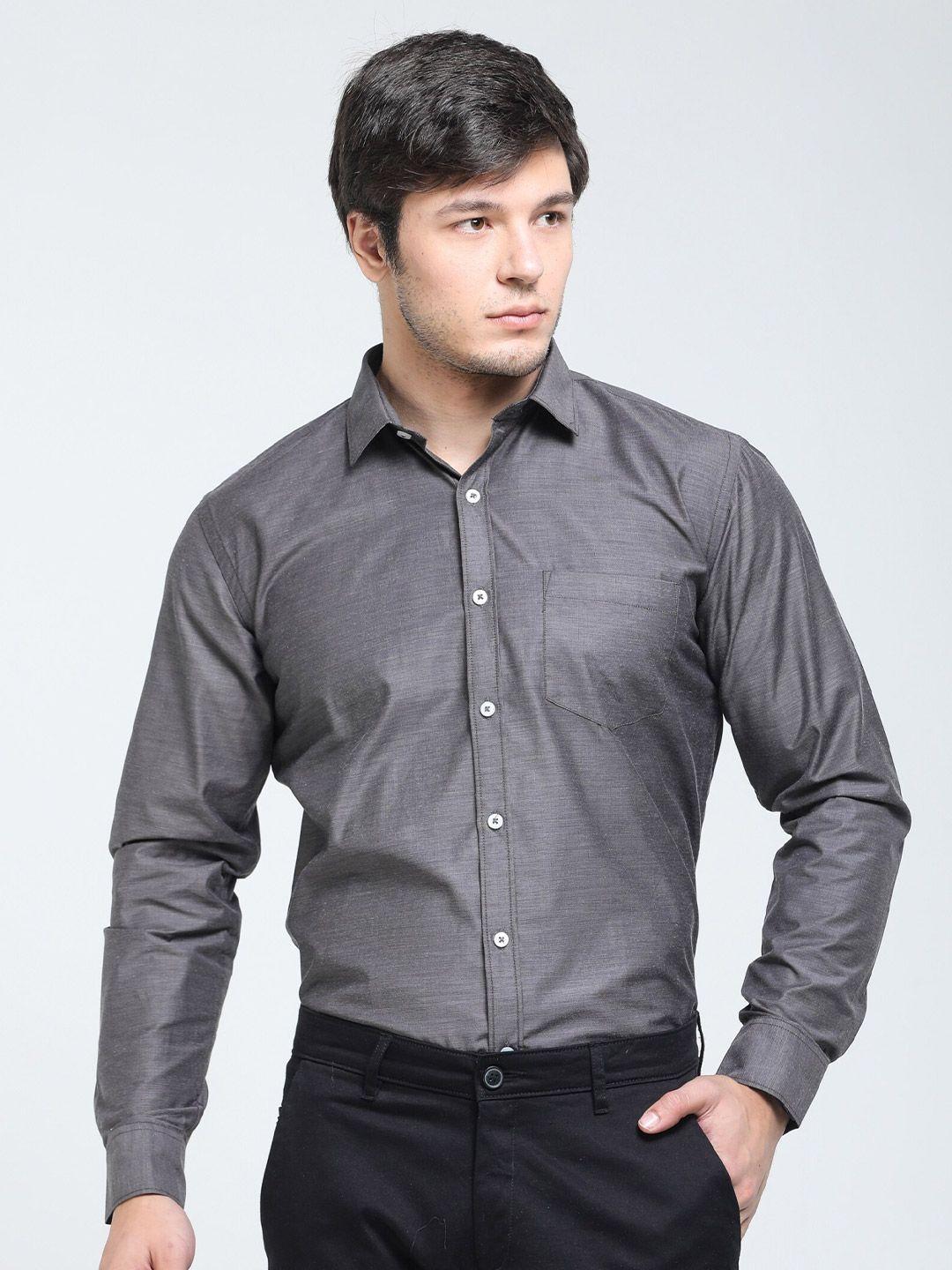 tqs spread collar cotton formal shirt