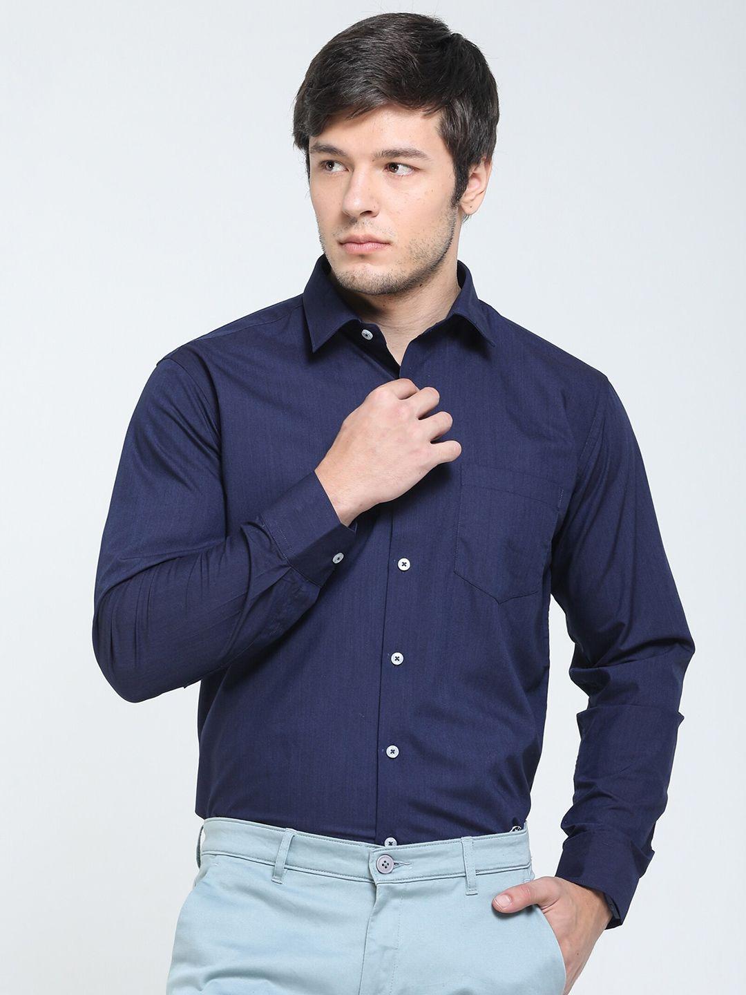 tqs spread collar cotton formal shirt