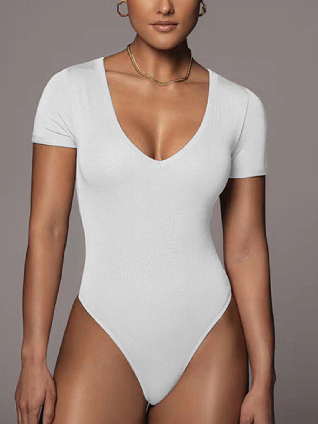 lulu & sky women v-neck bodysuit