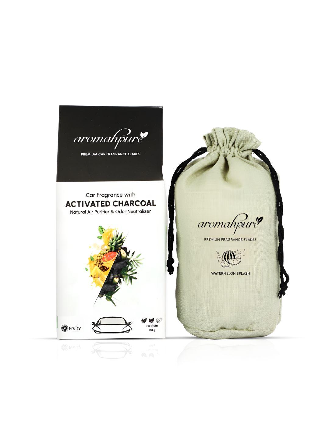 aromahpure beige home perfume flakes with activated charcoal watermelon splash 100gms