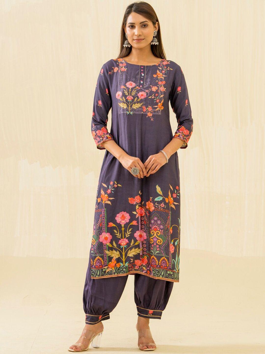 sangria embroidered kurta sets