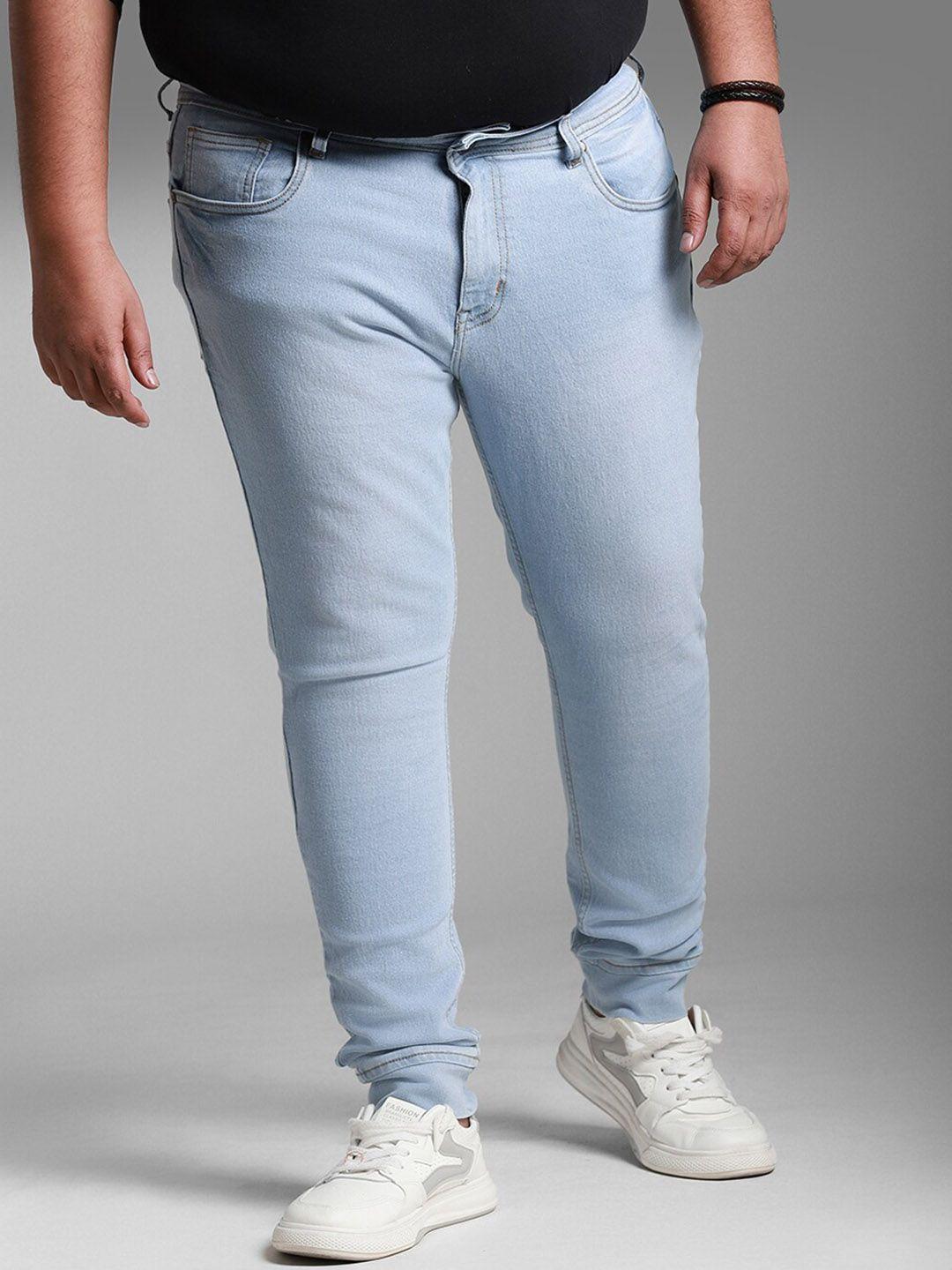 freeform by high star men plus size light fade slim fit stretchable jeans