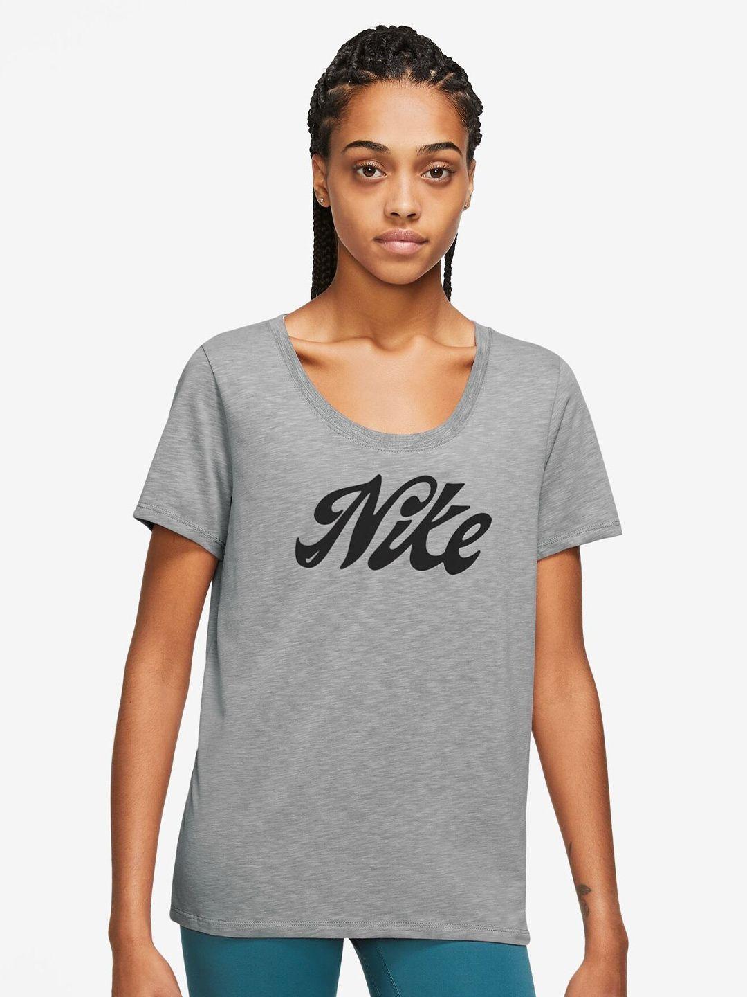 nike dri-fit brand logo printed cotton t-shirt