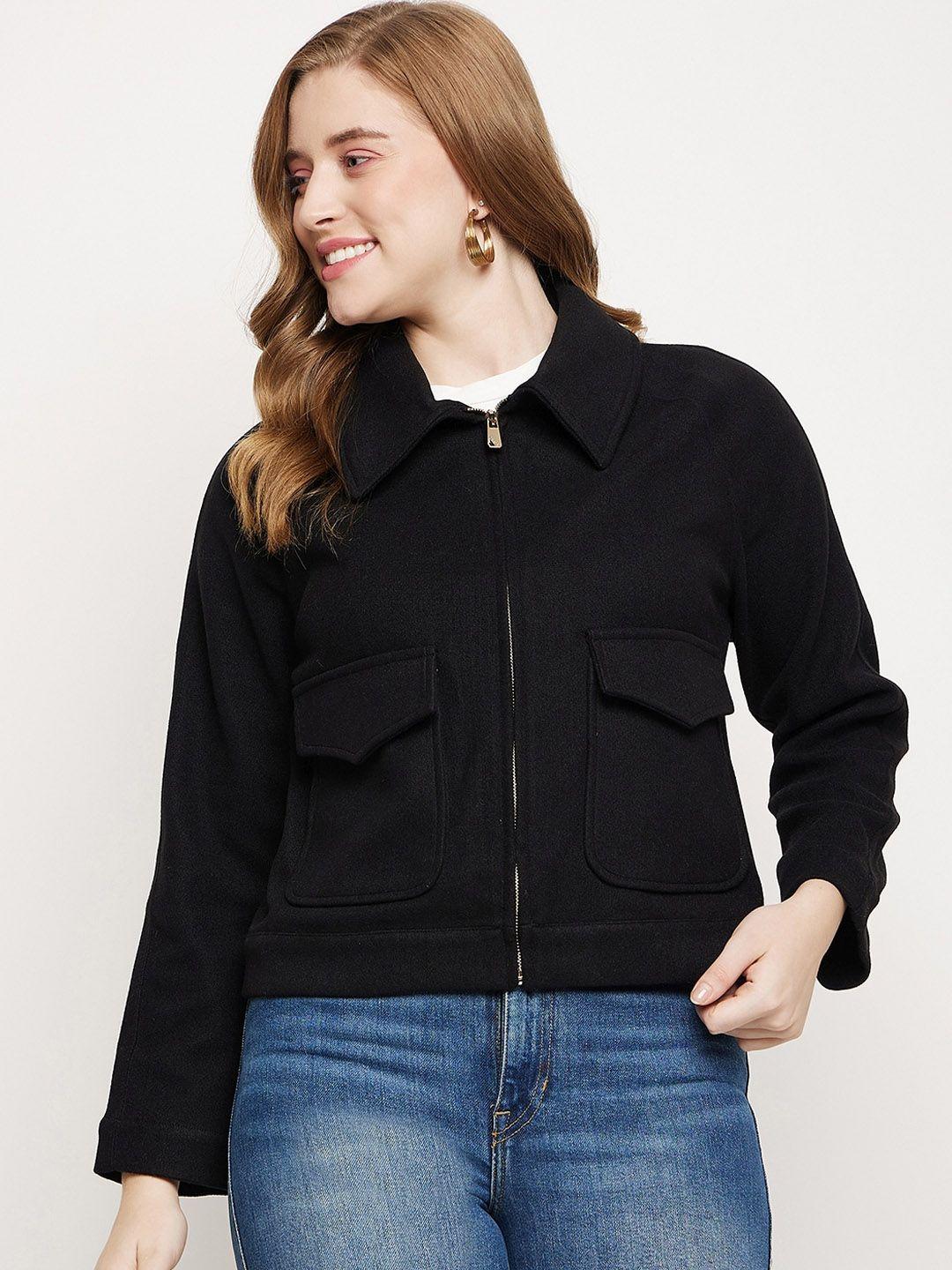 madame women black fashion jacket