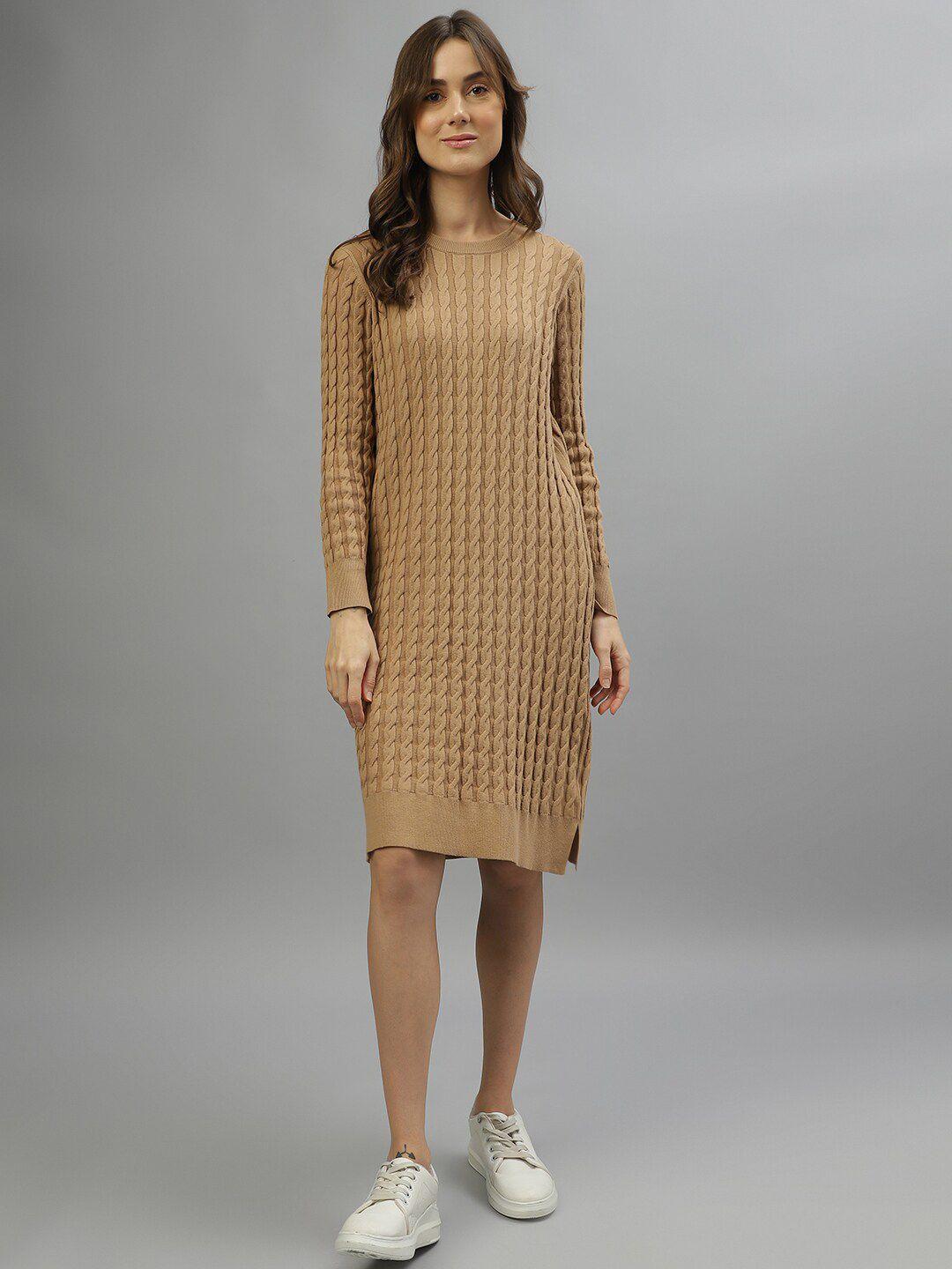 gant self design sheath dress