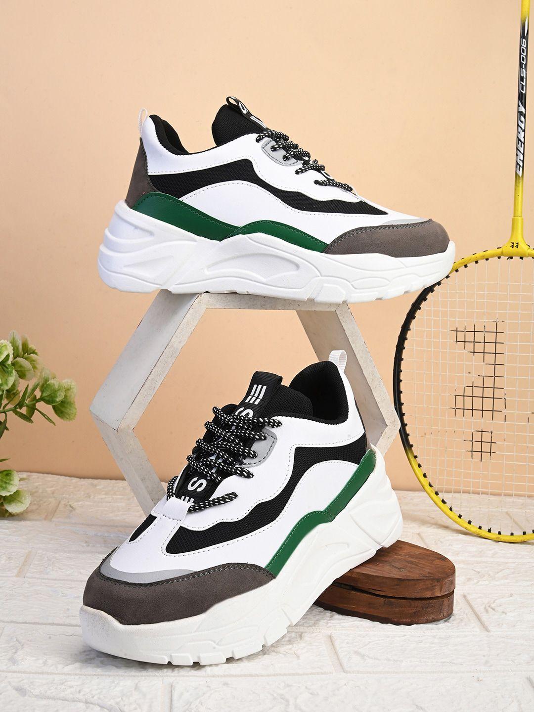 mr.wonker women colourblocked orthotic friendly sneakers