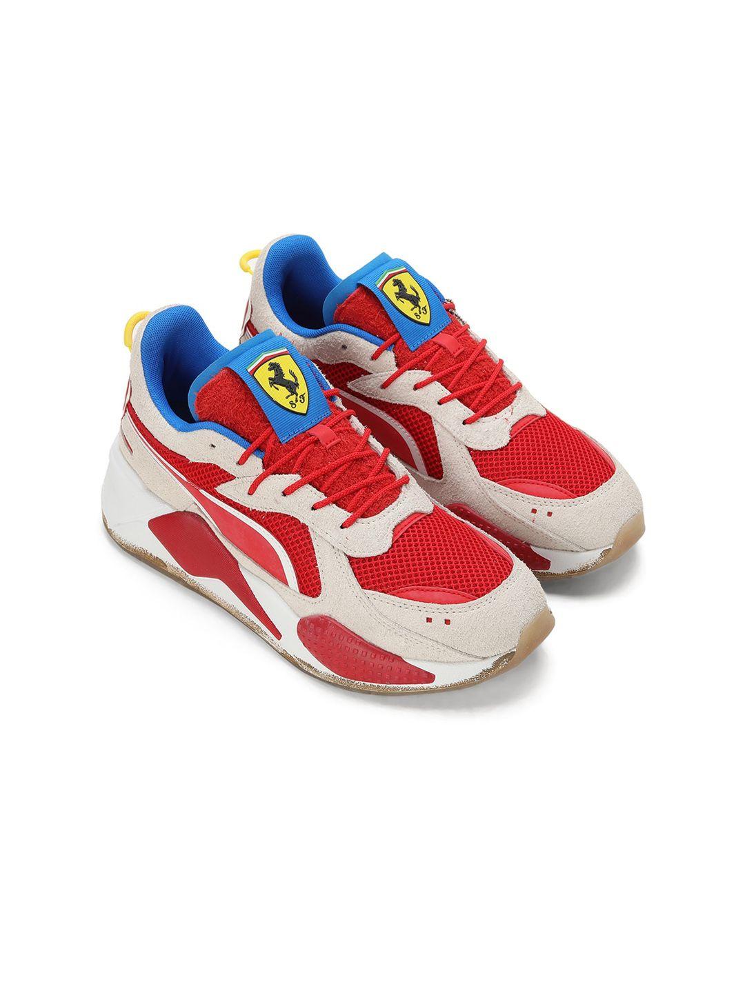 puma motorsport unisex scuderia ferrari x joshua vides rs-x sneakers