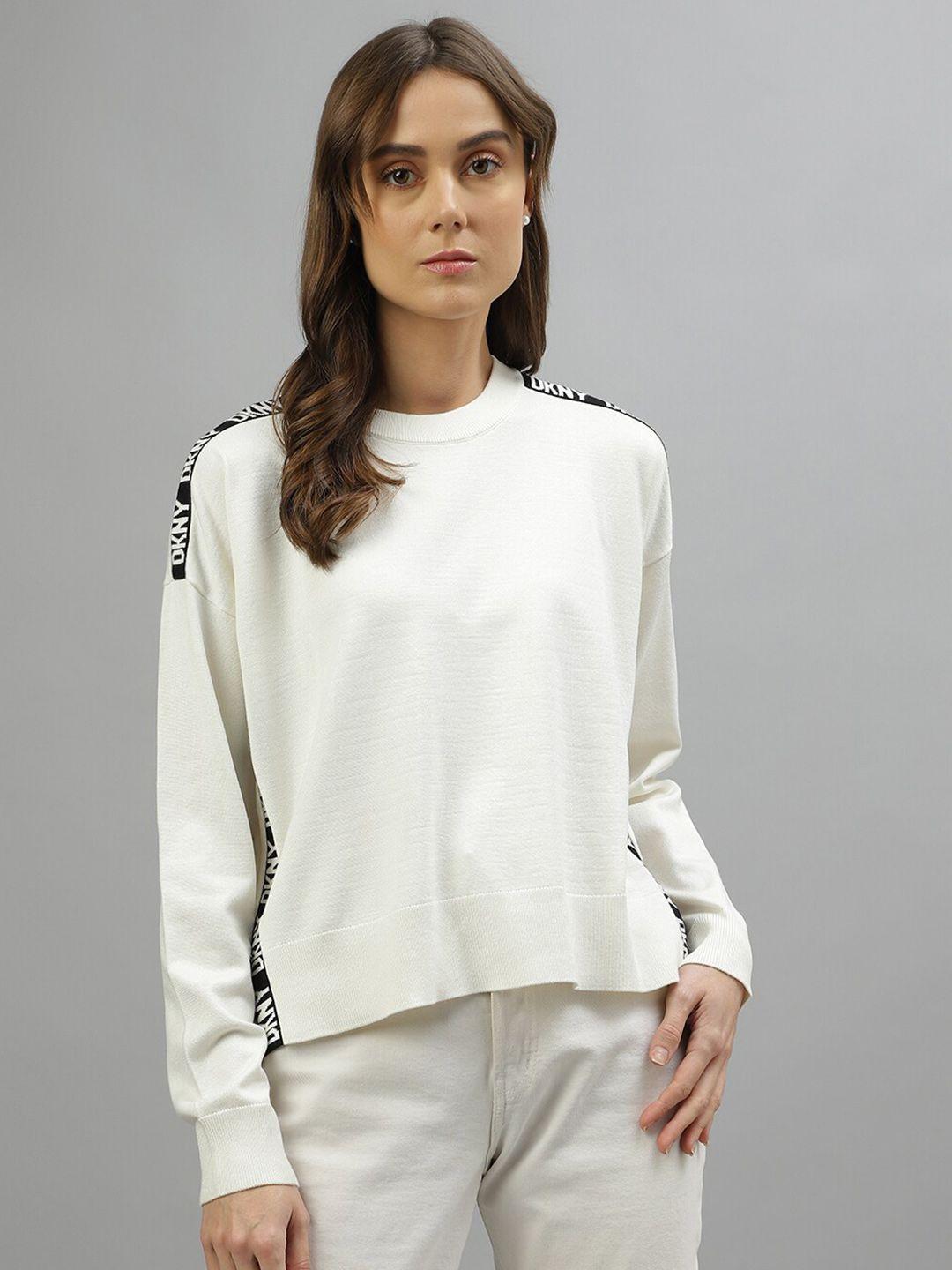 dkny round neck pullover