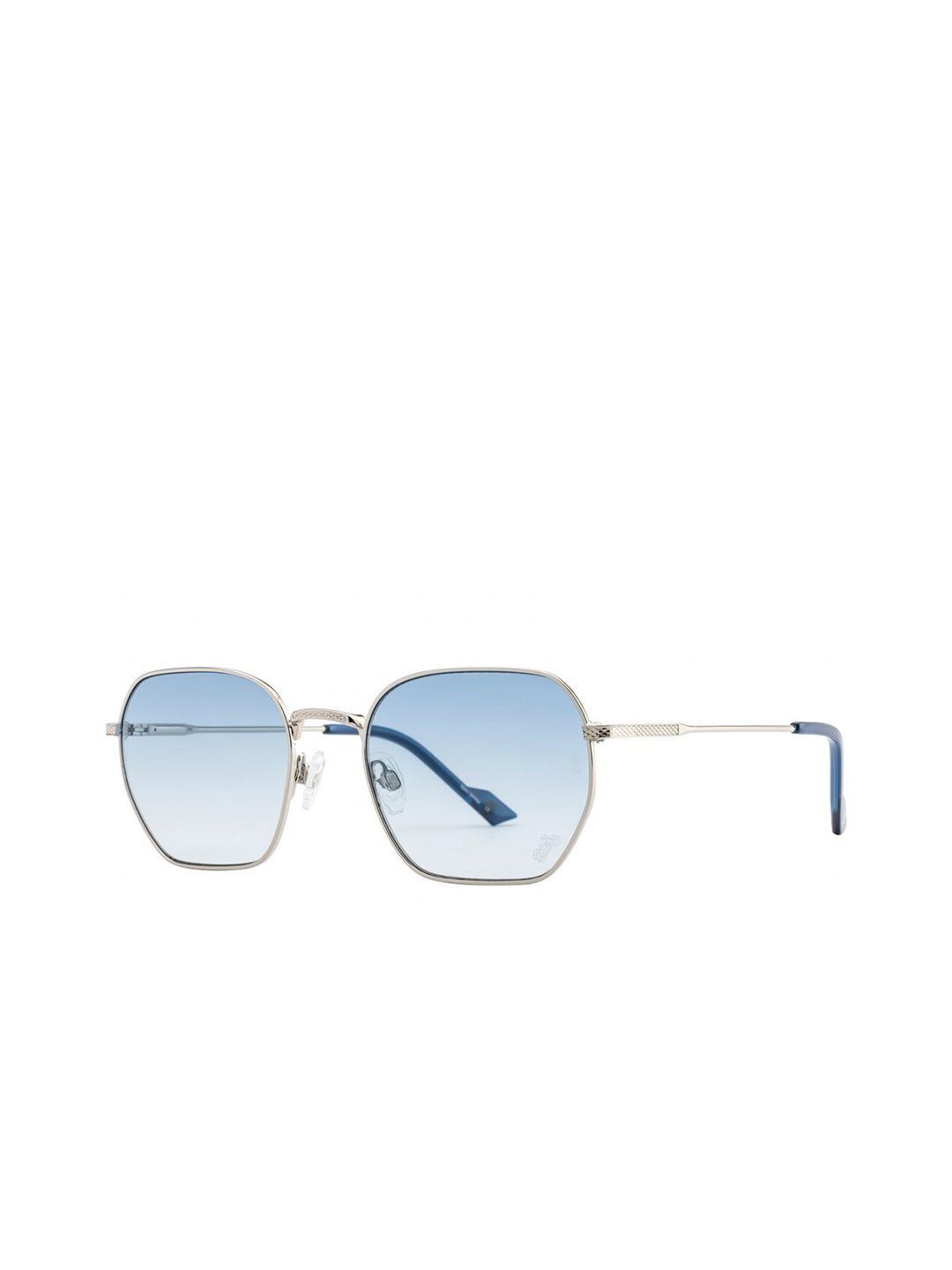 royal enfield men square sunglasses with uv protected lens