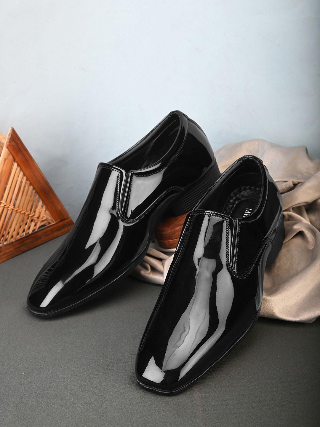 mr.wonker men round toe formal slip-on shoes