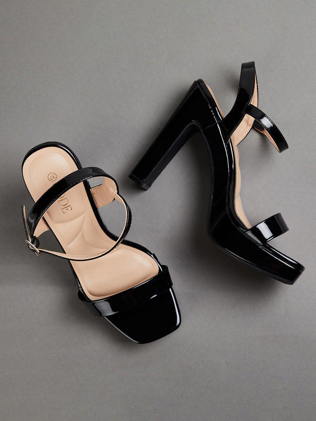 code by lifestyle ankle loop platform heels