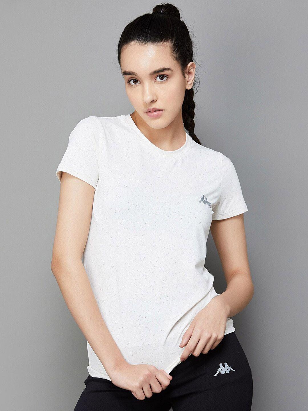 kappa women off white t-shirt