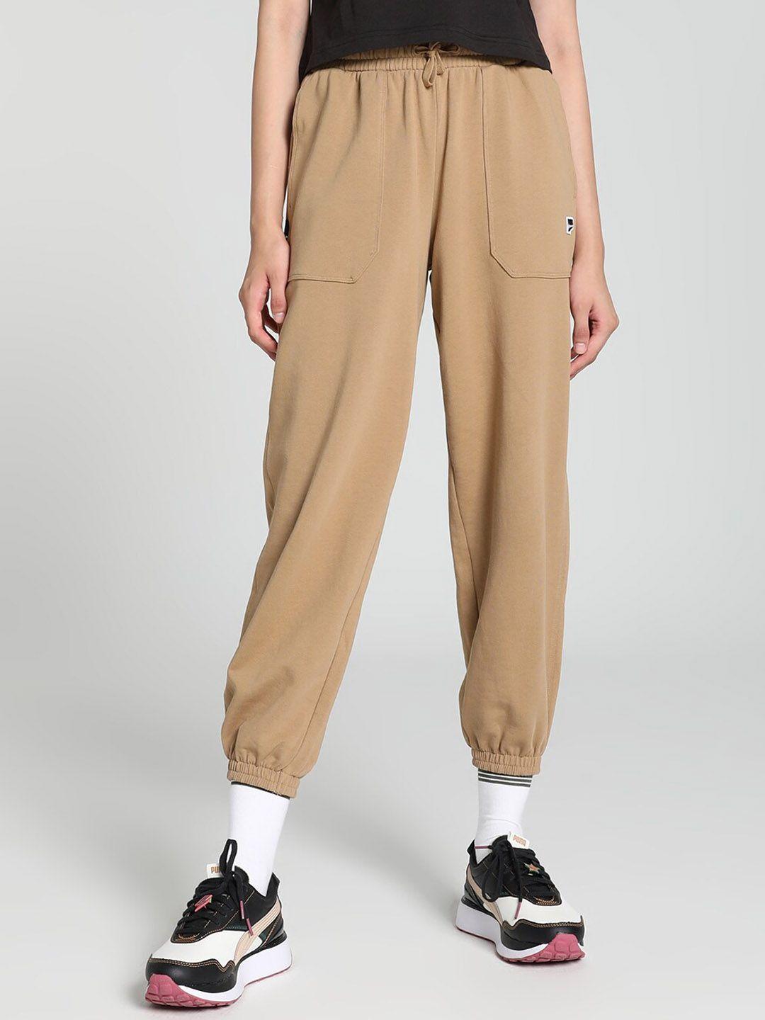 puma downtown relaxed-fit cotton joggers