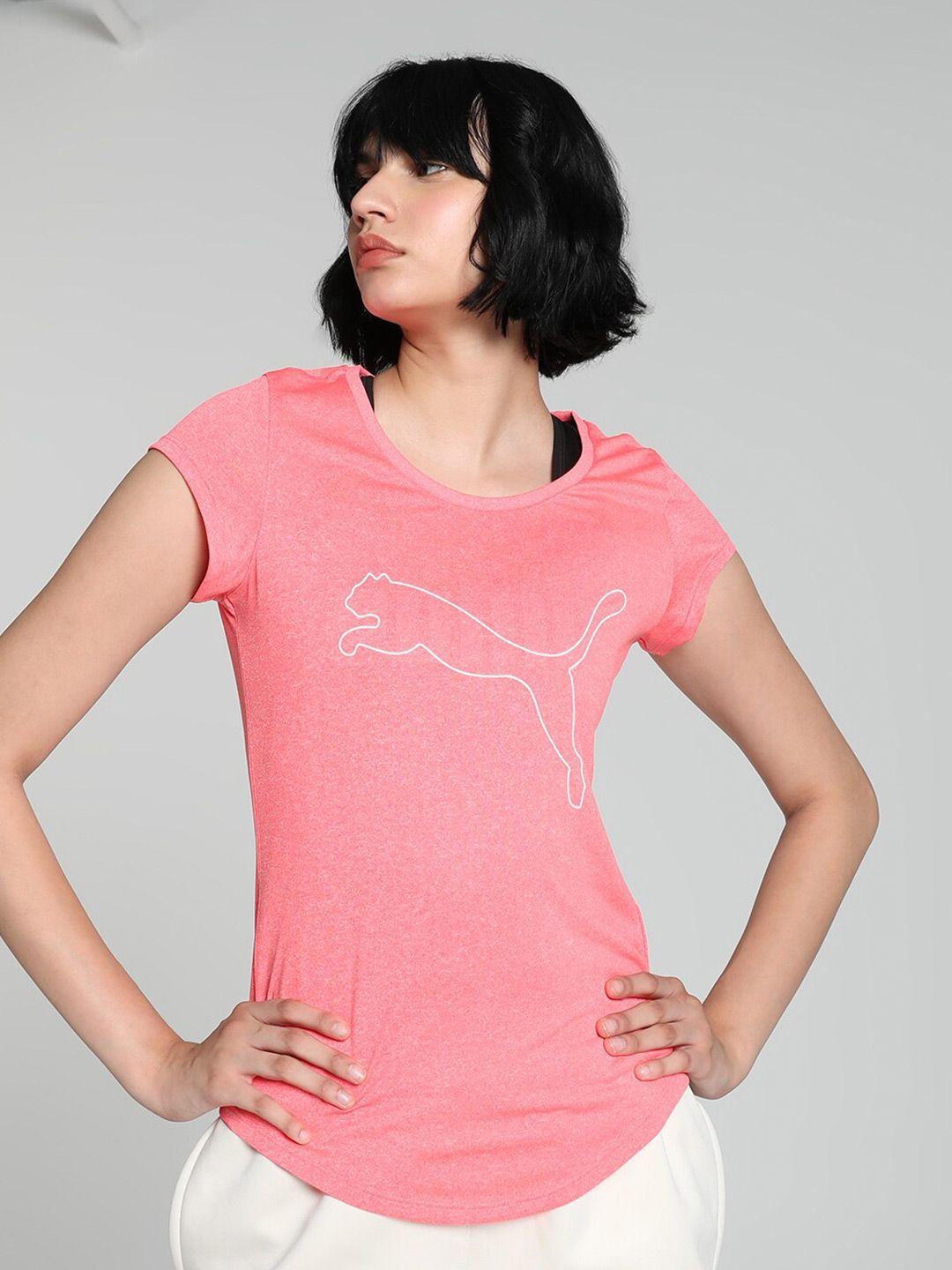 puma performance heather cat training t-shirt