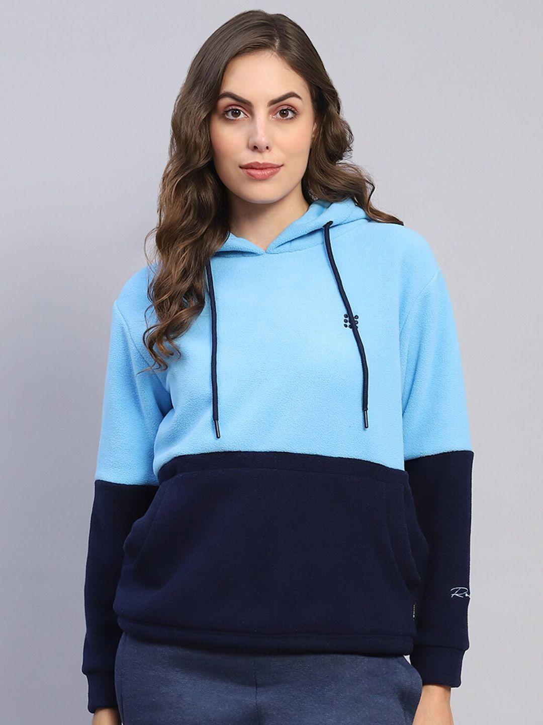 rock.it colourblocked hooded sweatshirt