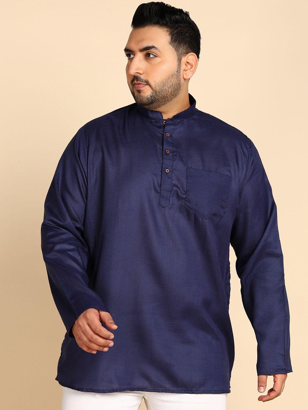 sztori plus size mandarin collar regular kurta