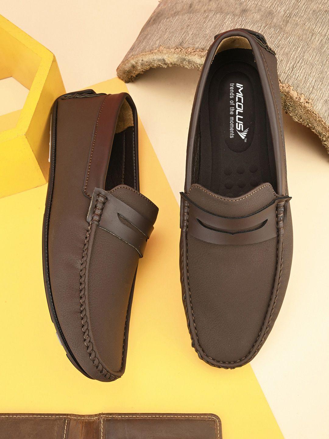 imcolus men slip on driving shoes