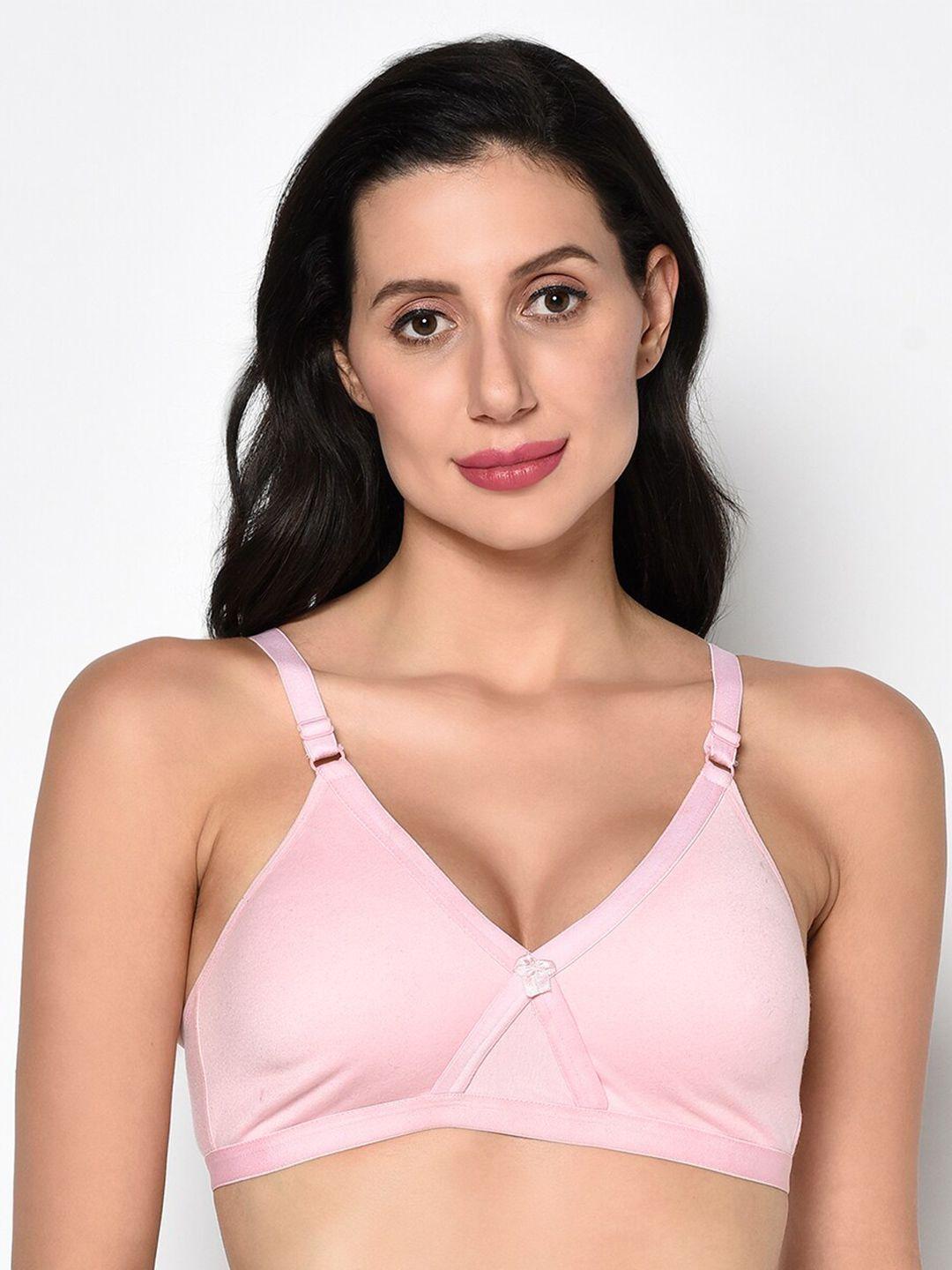 prettybold full coverage non padded cotton everyday bra with all day comfort