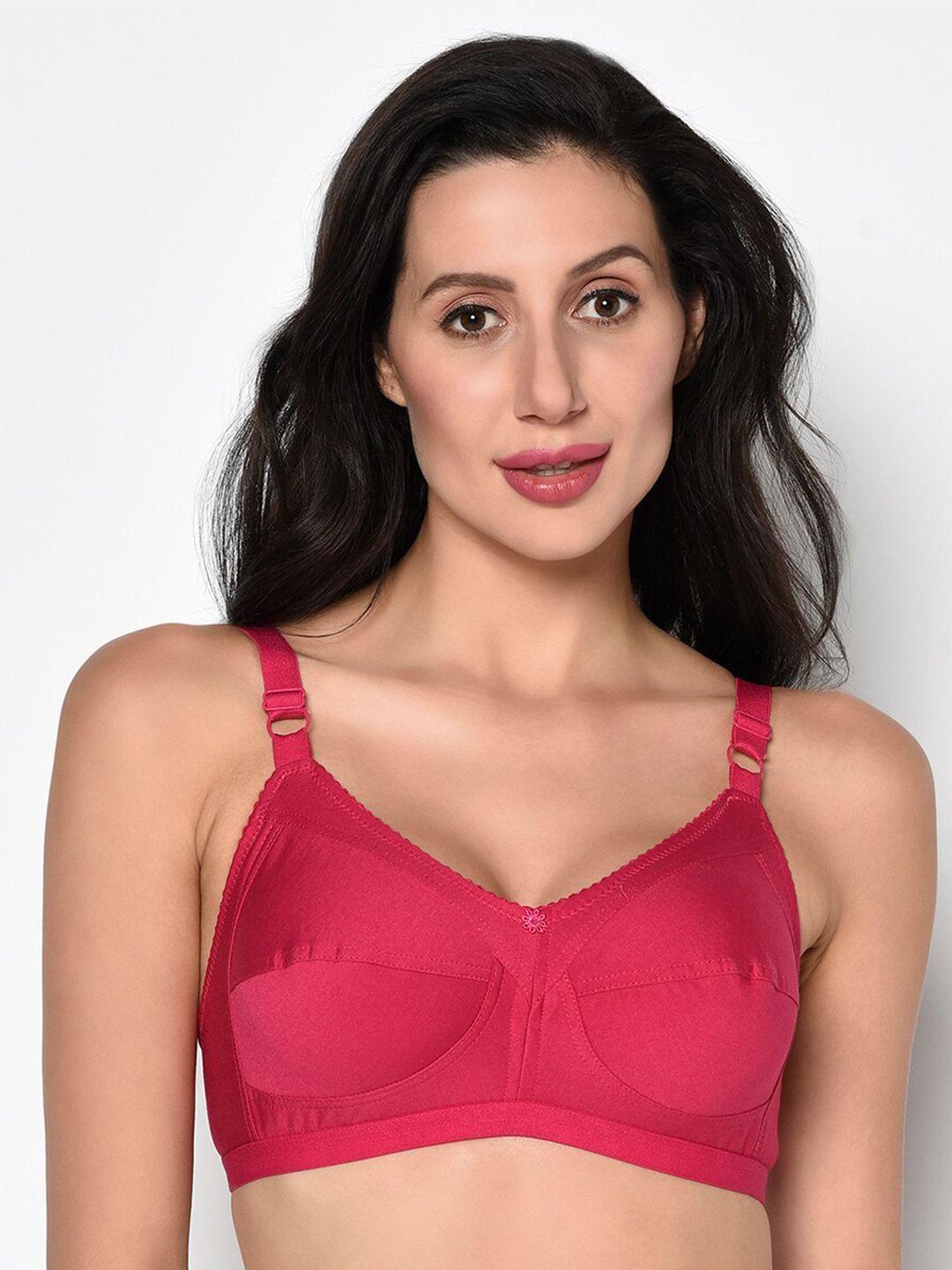 prettybold full coverage non padded cotton everyday bra with all day comfort