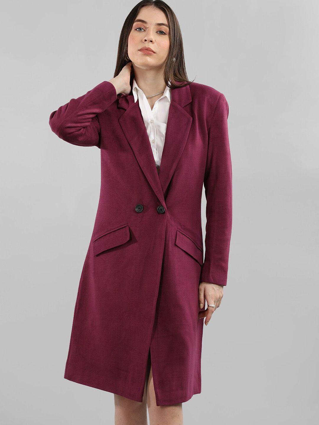 chemistry women purple long sleeves fashion jacket