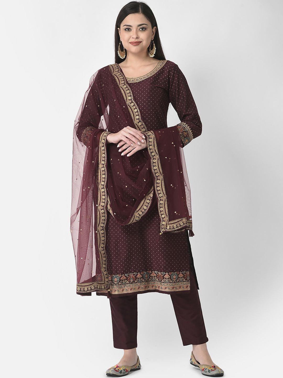 span women purple kurta