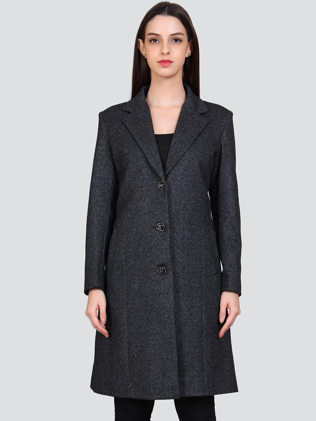 young club classic self design longline overcoat