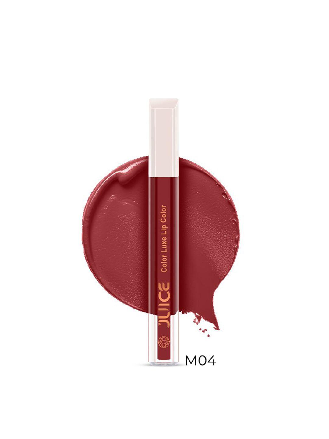 juice color luxe long lasting spf 15 liquid lipstick 2.5ml - sultry burgundy m04