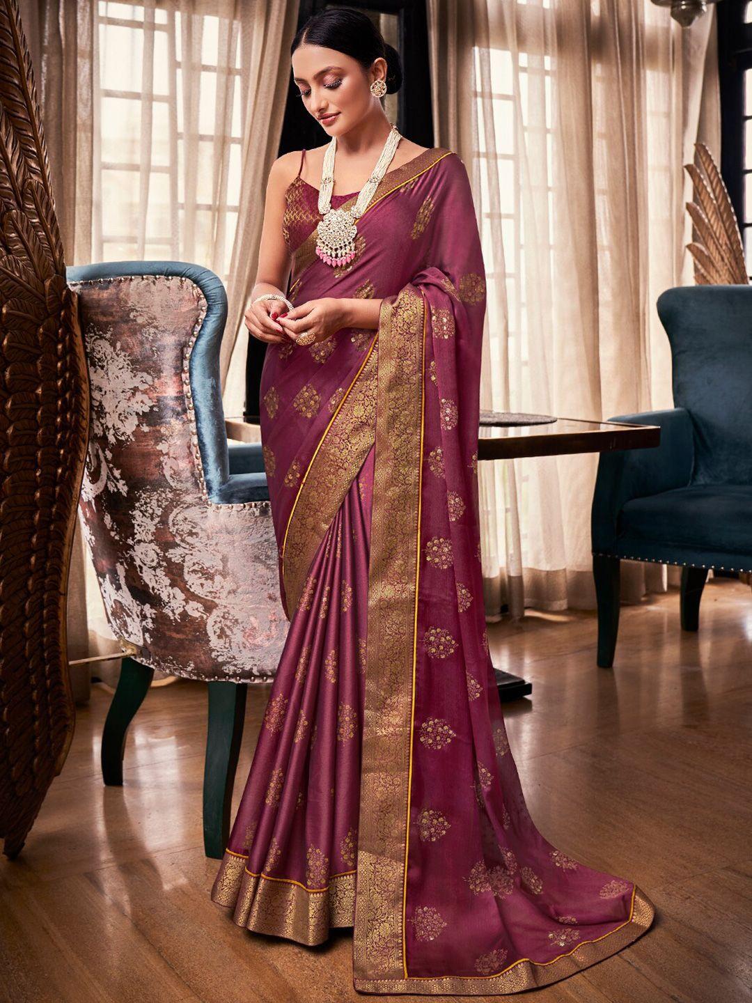 sanskar peach-coloured ethnic motifs designer saree