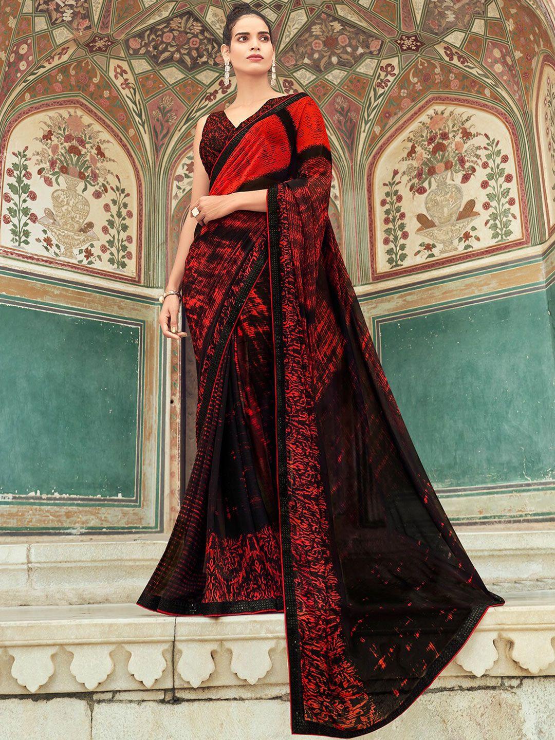 sanskar abstract printed saree