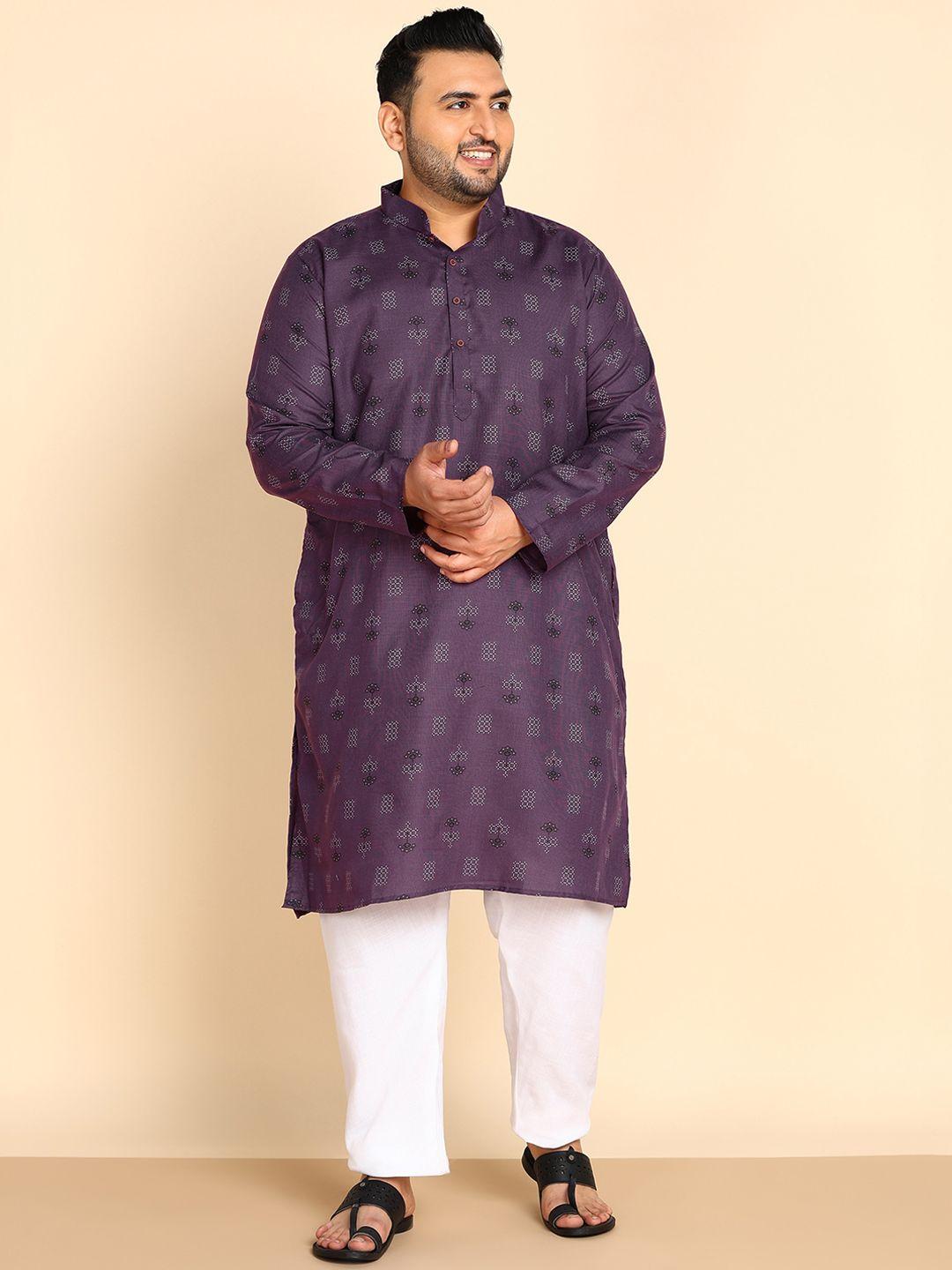 sztori plus size ethnic motifs printed straight kurta