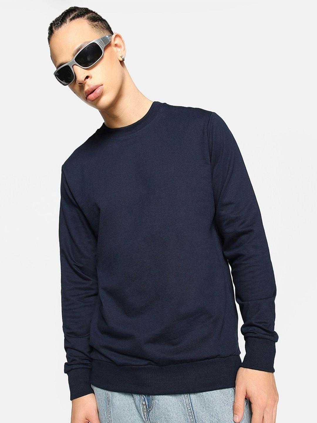 bewakoof men blue sweatshirt