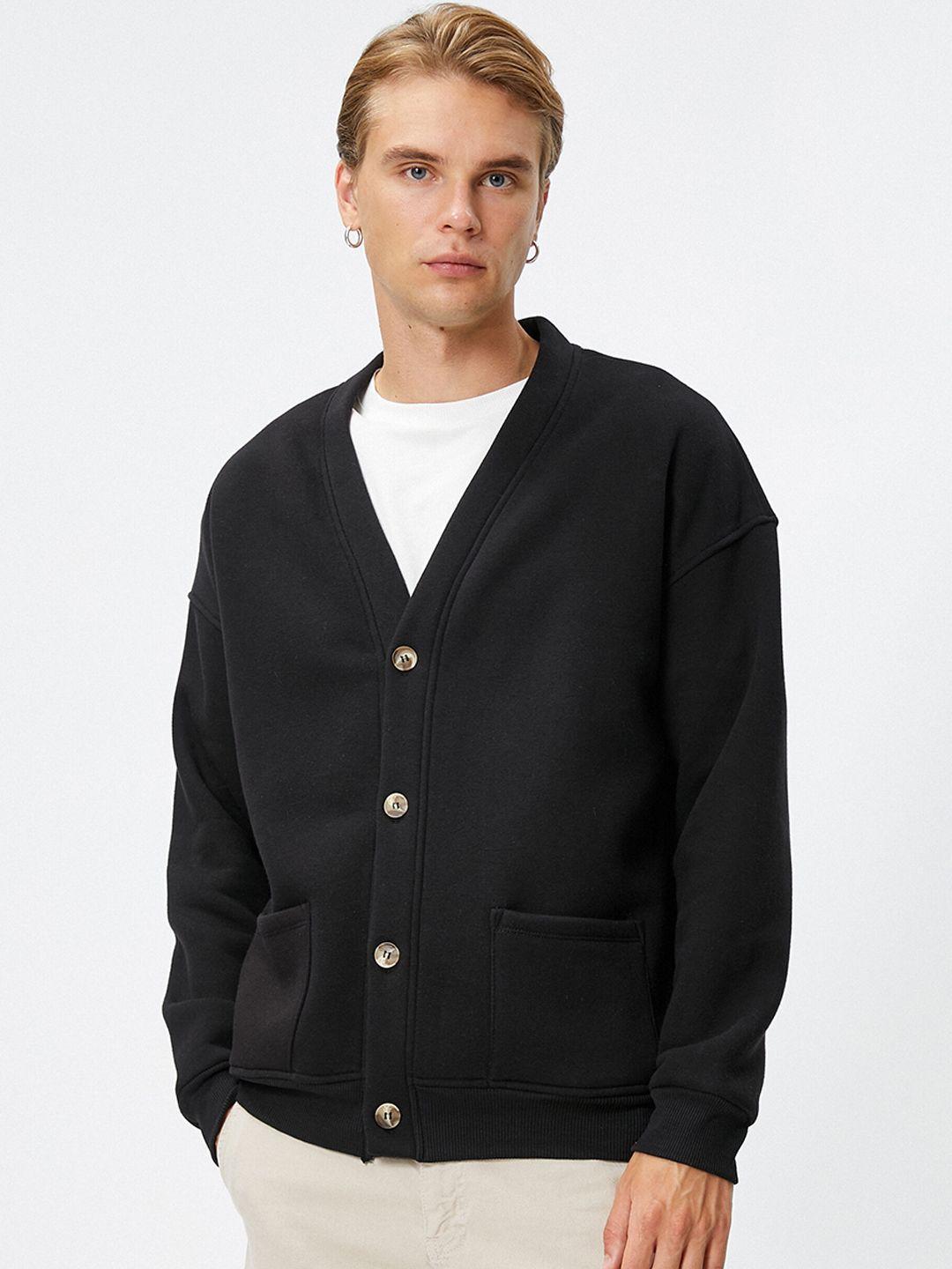 koton collarless tailored jacket