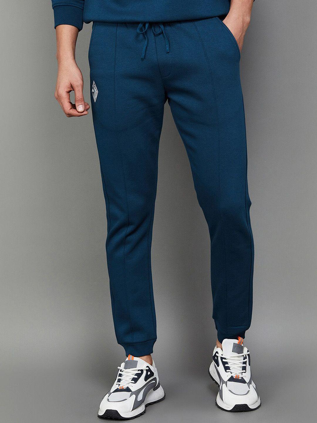 kappa men mid-rise sports joggers