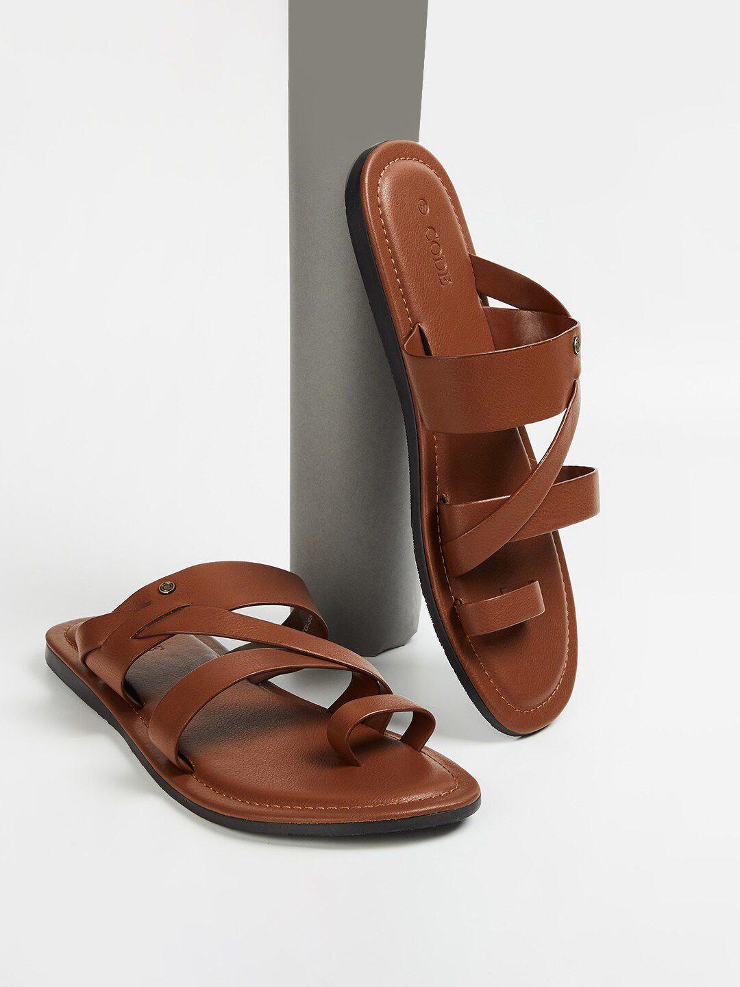 code by lifestyle men one toe comfort sandals