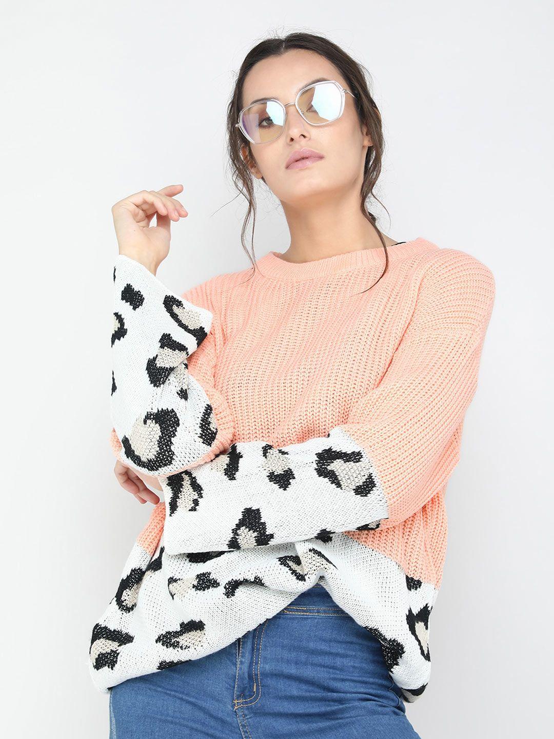 lulu & sky open knit pullover sweater