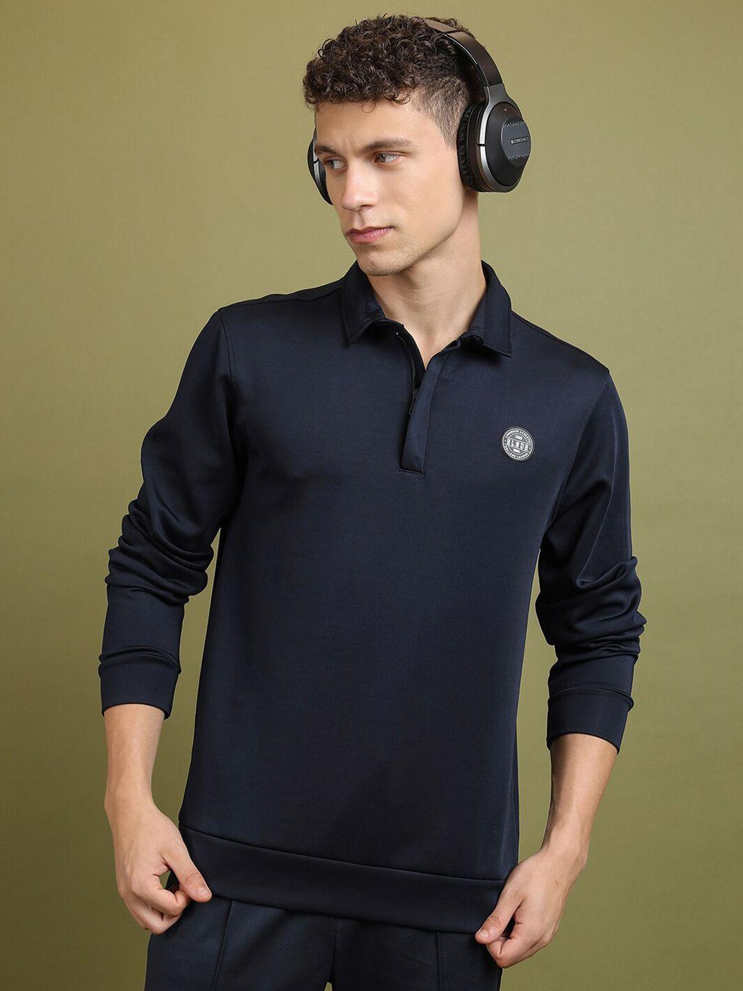 highlander polo collar long sleeves sweatshirt