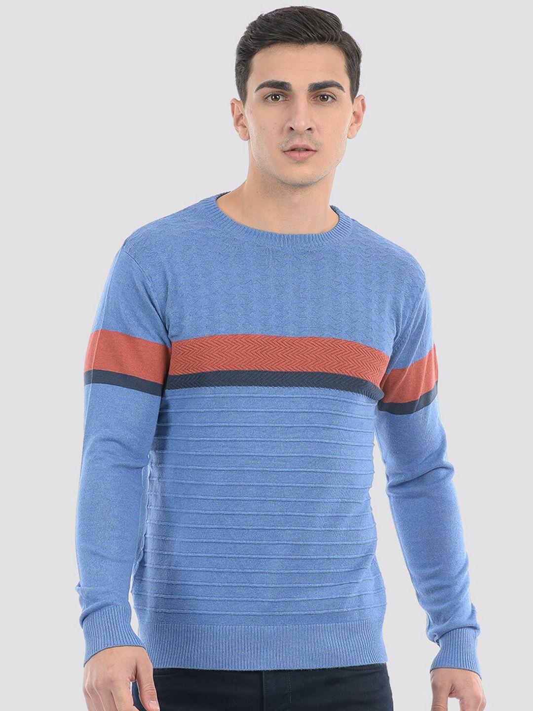 portobello striped cotton pullover sweater