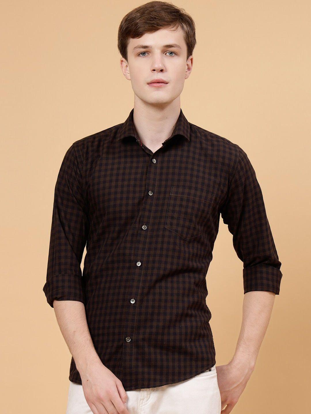 jadeberry standard gingham checked cotton shirt