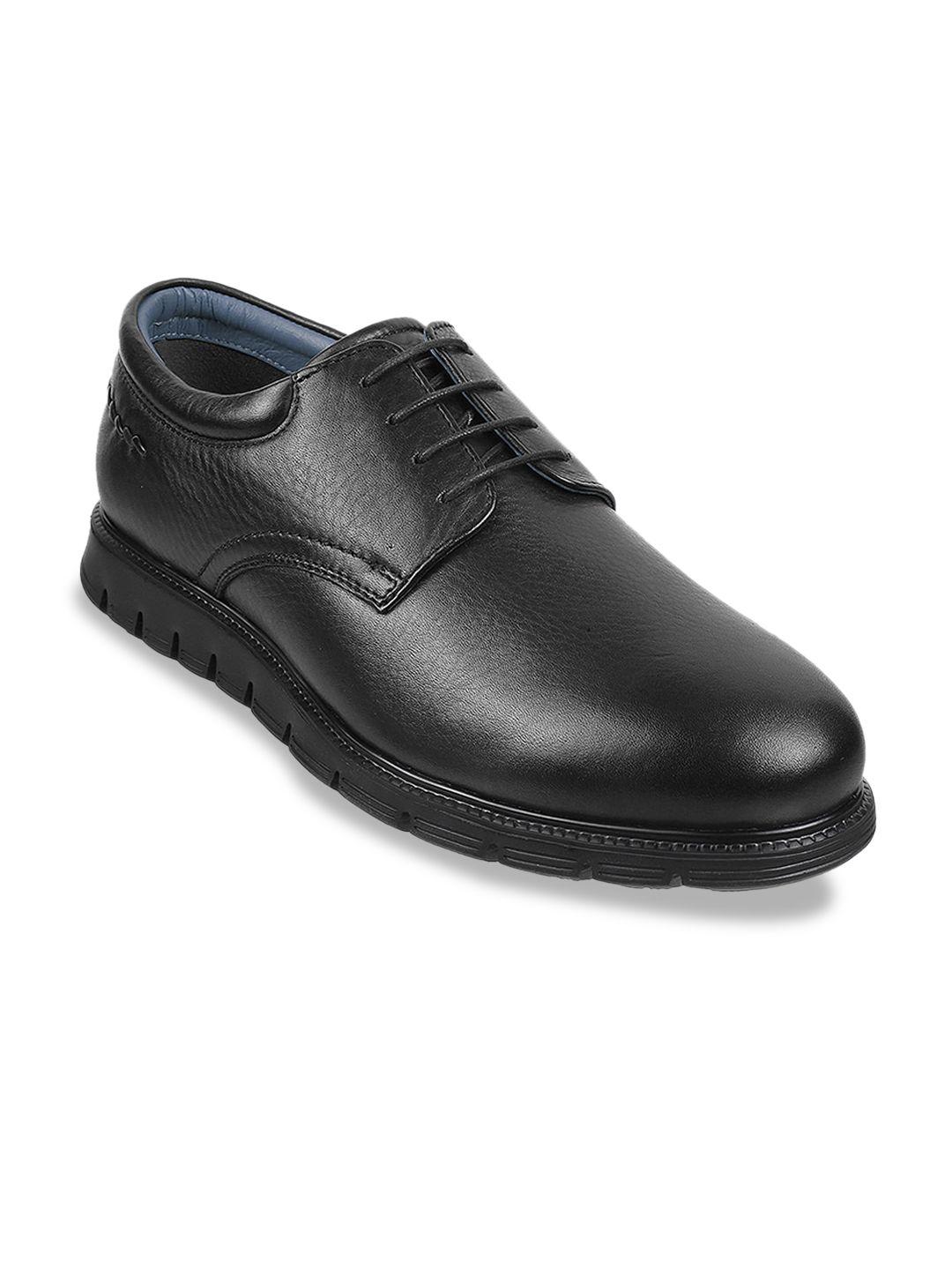 davinchi men textured leather formal derbys